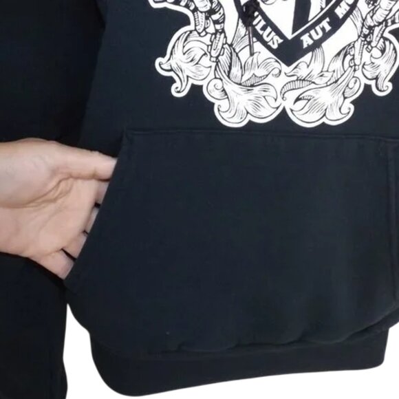 CHERRY CITY DERBY GIRLS Hoodie Sweatshirt, S, Black Pullover, Pocket, Long slvs - Picture 6 of 13